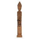 Decorative Figure Natural African Man 14 x 14 x 88,5 cm