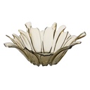 Centerpiece Olive Crystal 28 x 28 x 10,5 cm