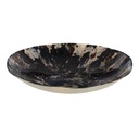 Centro de Mesa Azul Marrón Cristal 39 x 39 x 6,5 cm