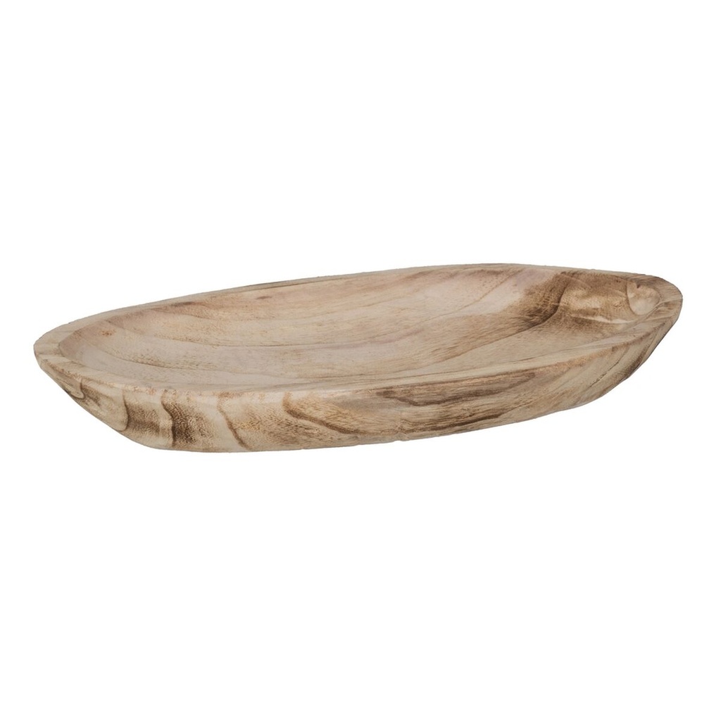 Centro de Mesa Beige Madera 48 x 25 x 5 cm