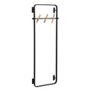 Coat rack Black Iron 45 x 7 x 120 cm