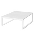 Centre Table Io White 100 x 100 x 45 cm