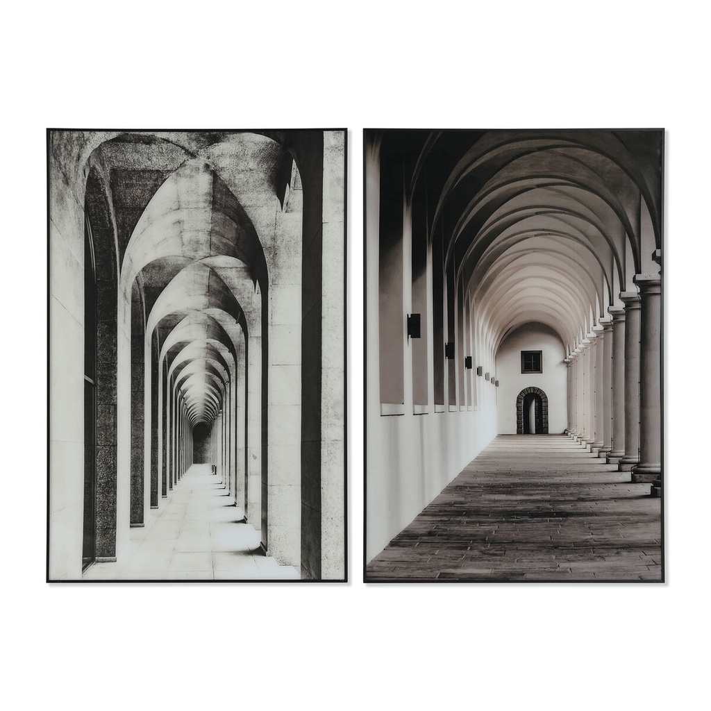 Painting Home ESPRIT Aluminium Crystal 80 x 2,5 x 120 cm