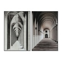 Painting Home ESPRIT Aluminium Crystal 80 x 2,5 x 120 cm