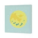 Canvas HappyFriday Mr Box Flying boy  Multicolour 27 x 27 cm