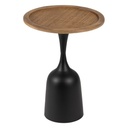 Side table Black Golden Iron 40 x 40 x 52 cm