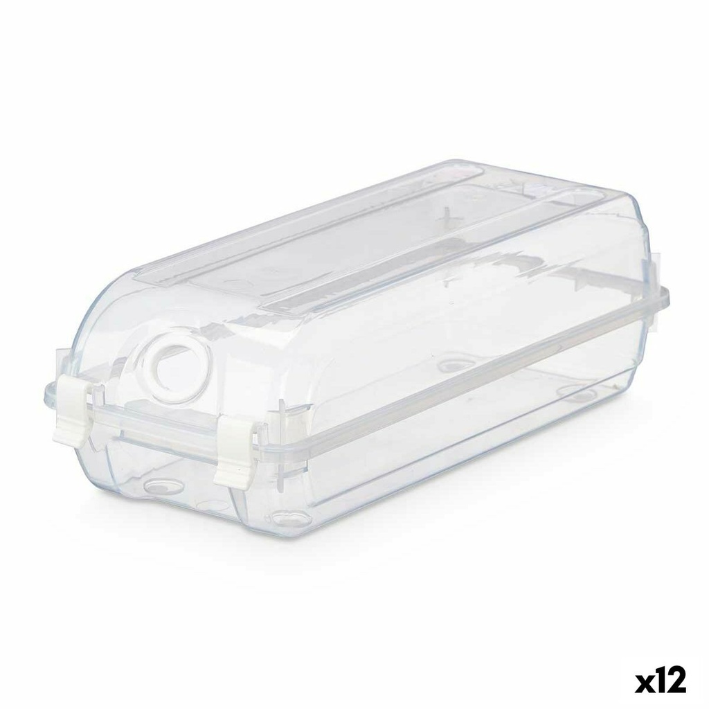 Caja apilable para zapatos Kipit G-420 Transparente Plástico 14 x 10 x 32 cm (12 Unidades)