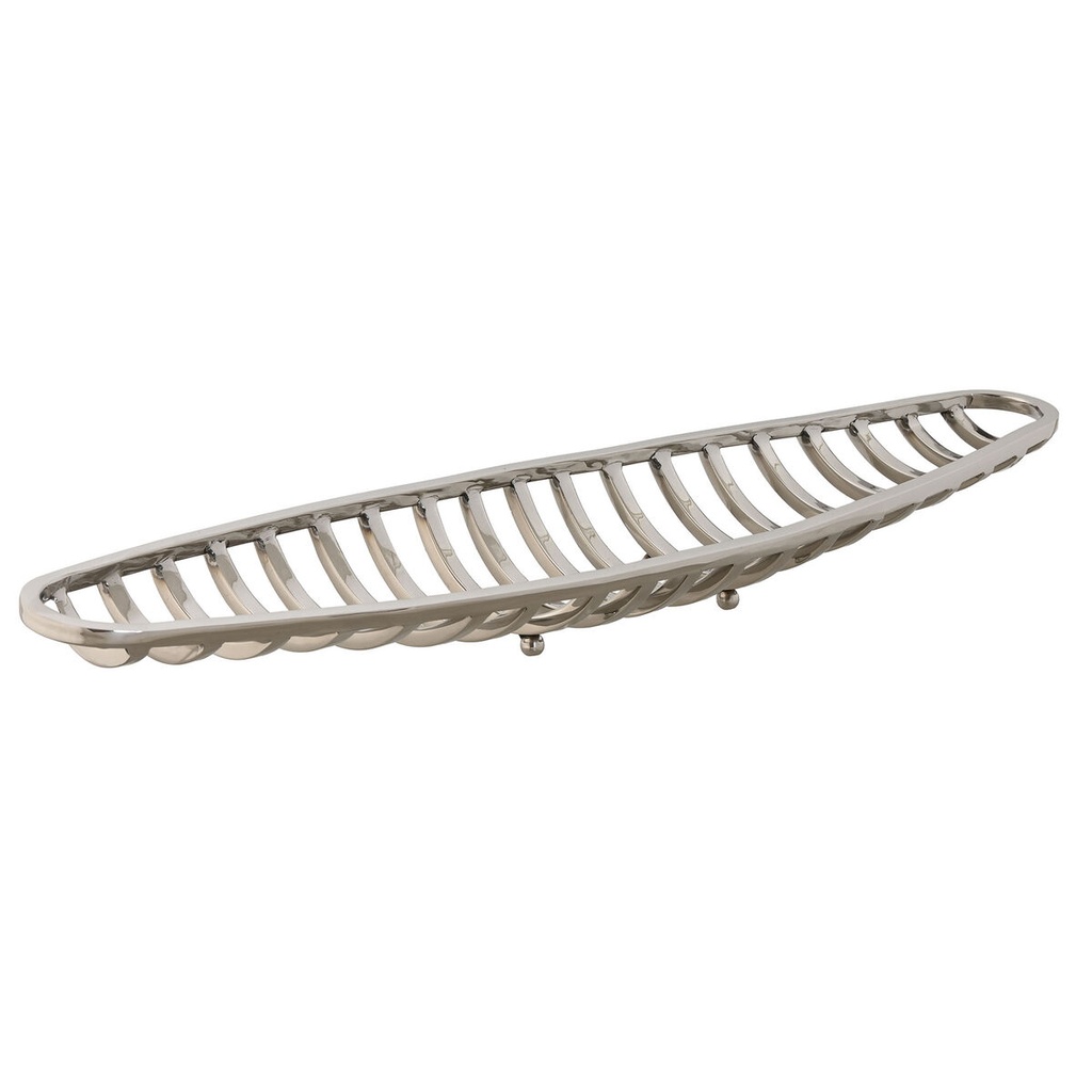 Centerpiece Home ESPRIT Silver Steel 51 x 12 x 6 cm