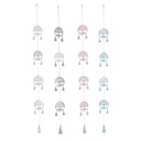 Decoración Colgante DKD Home Decor Árbol Blanco (4 Unidades)