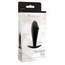 Anal plug S Pleasures Teaser Black (9 cm)