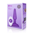 Remote control anal plug B-Vibe 05882530000 Purple