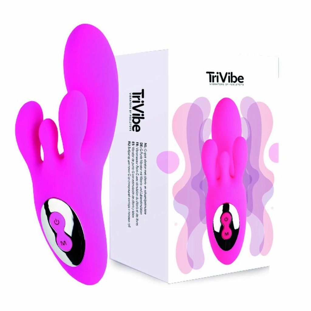 G-Spot Vibrator FeelzToys Clitoral & Labia Stimulation Pink