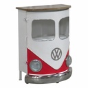 Recibidor Alexandra House Living Van Blanco Rojo 32 x 75 x 50 cm