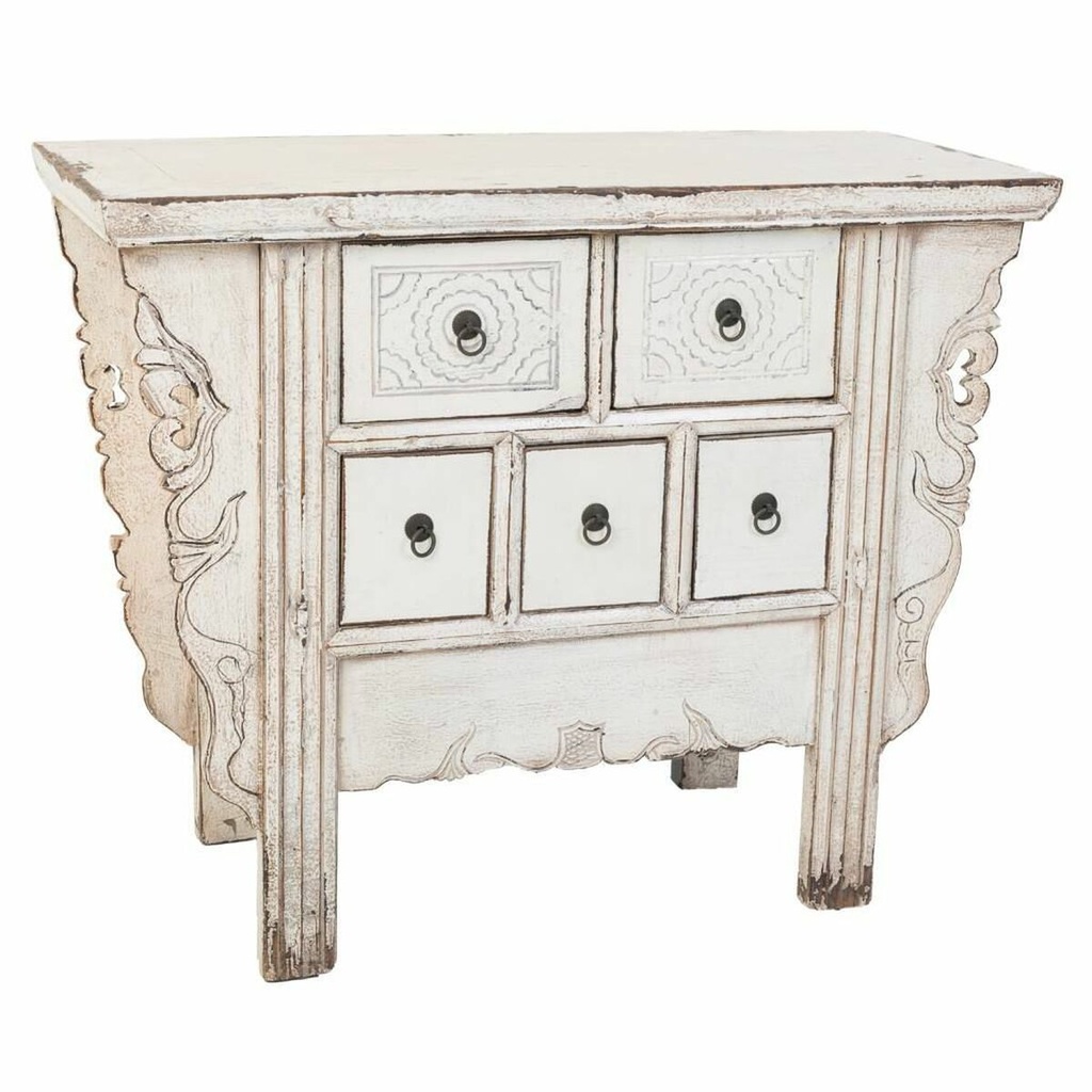 Recibidor Alexandra House Living Blanco 45 x 80 x 101 cm