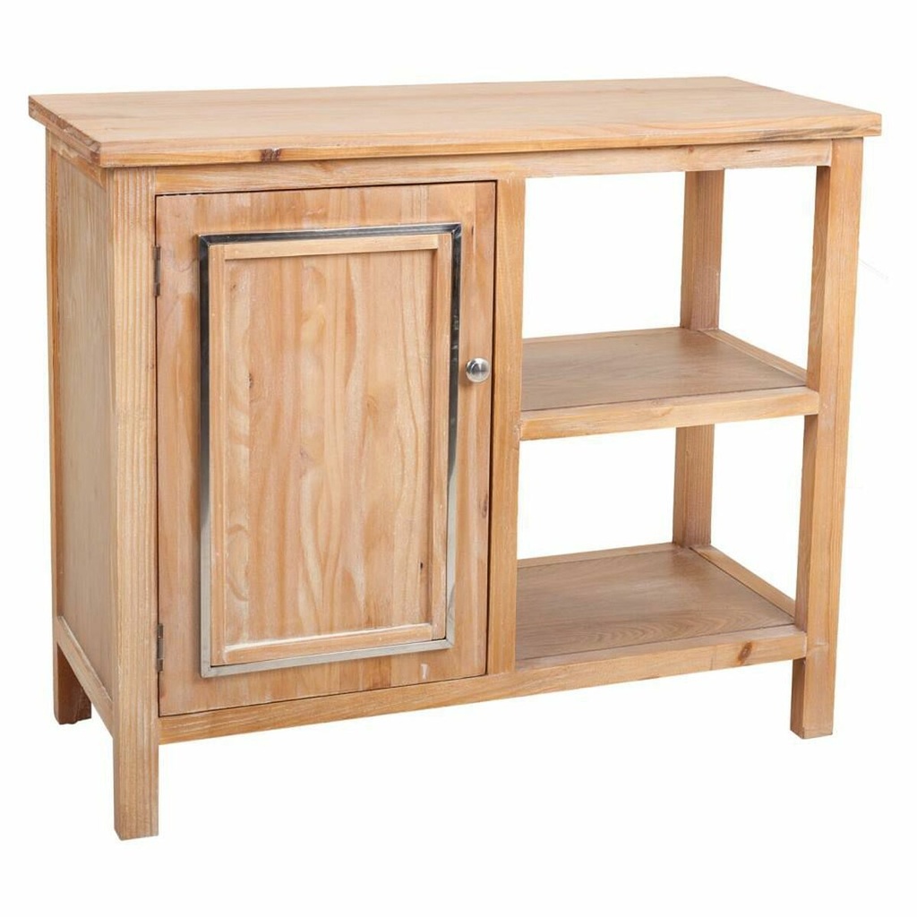 Recibidor Alexandra House Living Plateado Natural 37 x 74 x 76 cm