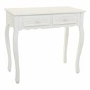 Hall Table with Drawers Alexandra House Living White Cream 40 x 76 x 135 cm
