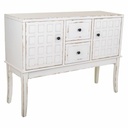 Hall Table with Drawers Alexandra House Living White 36 x 82 x 108 cm