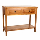 Hall Table with Drawers Alexandra House Living Brown 78 x 41 x 95 cm