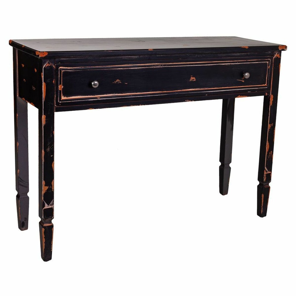 Hall Table with Drawers Alexandra House Living Black 38 x 82 x 112 cm