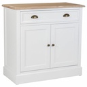 Hall Table with Drawers Alexandra House Living White Brown 39 x 80 x 82 cm