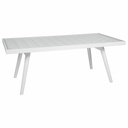 Side table Alexandra House Living White 65 x 48 x 125 cm