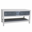 Centre Table Alexandra House Living White Grey 51 x 53 x 104 cm