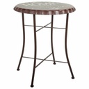 Table Alexandra House Living Black 60 x 71 x 60 cm