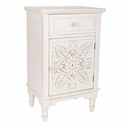 Nightstand Alexandra House Living White 32 x 74 x 46 cm