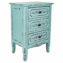 Nightstand Alexandra House Living Blue 32 x 67 x 46 cm