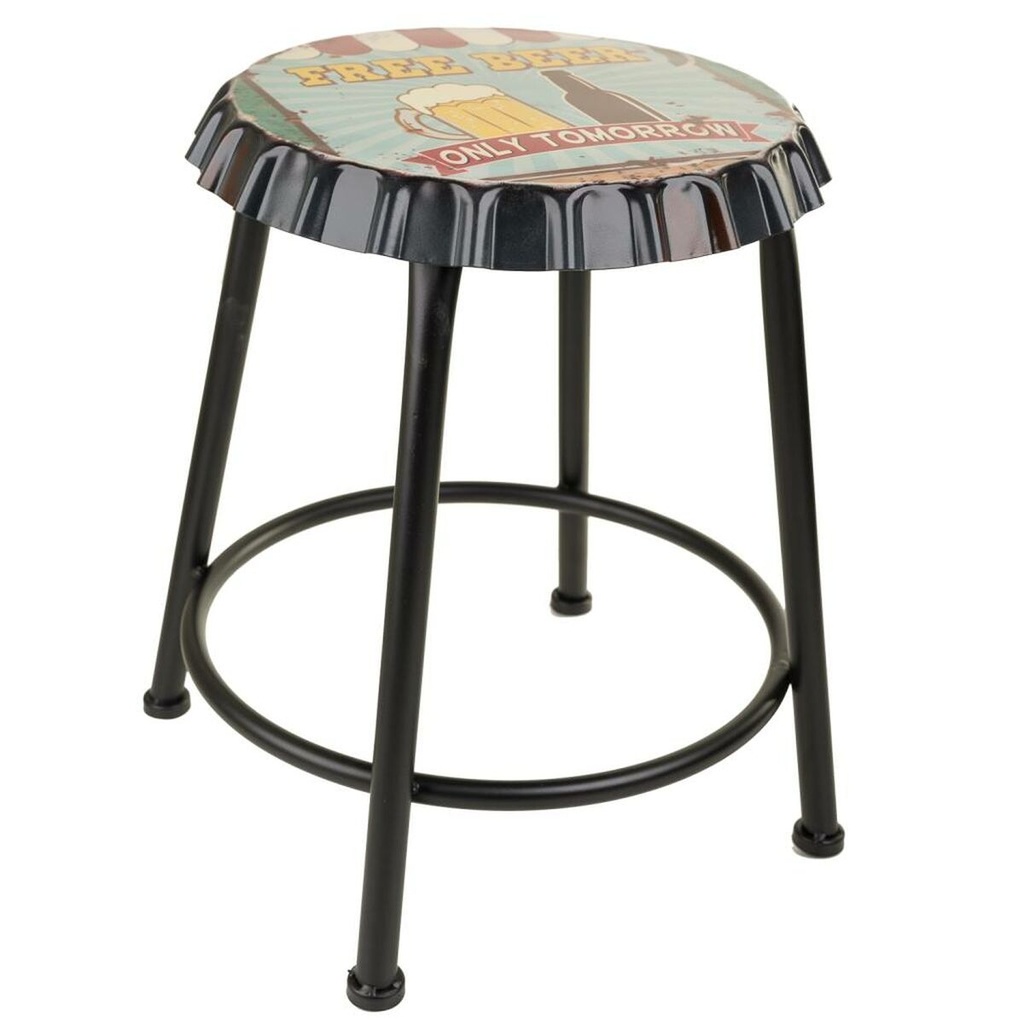Stool Alexandra House Living Metal Iron 35 x 46 x 35 cm
