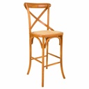 Stool Alexandra House Living Rattan Birch 53 x 116 x 45 cm