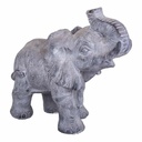 Figura Decorativa Alexandra House Living Gris Elefante 26 x 40 x 35 cm