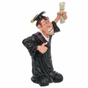 Figura Coleccionable Alexandra House Living Poliresina Estudiante graduado 11 x 25 x 15 cm