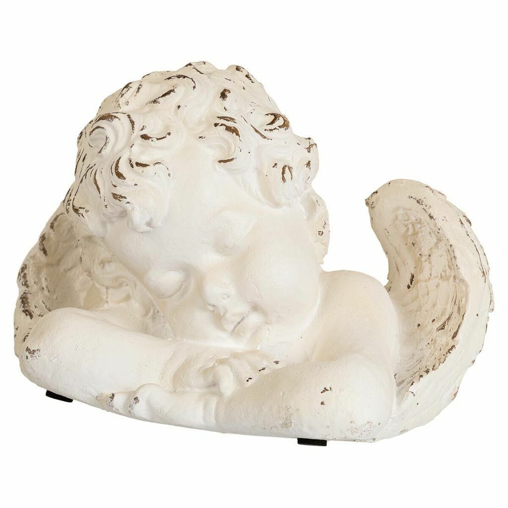 Figura Decorativa Alexandra House Living Blanco Ángel 18 x 19 x 29 cm