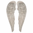 Set of Figures Alexandra House Living White MDF Wood Wings 4 x 103 x 32 cm