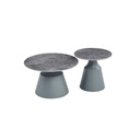 Small Side Table Home ESPRIT Grey 70 x 70 x 43 cm 70 x 70 x 1 cm