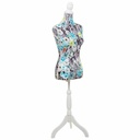 Maniquí Alexandra House Living Azul Poliéster Madera Polietileno Pino Madera MDF 37 x 168 x 24 cm