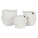 Juego de Cestas Home ESPRIT Moderno 34 x 34 x 34 cm