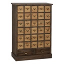 Cajonera Beige Gris Madera de abeto Madera MDF 80,5 x 35 x 115 cm