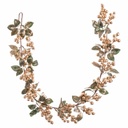 Christmas garland Golden Foam Fabric 15 x 15 x 130 cm