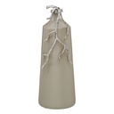 Botella decorativa Beige Plateado 20 x 11 x 53 cm Decorativa