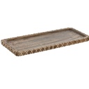Centro de Mesa Home ESPRIT Natural Madera de mango 33 x 13 x 1,25 cm
