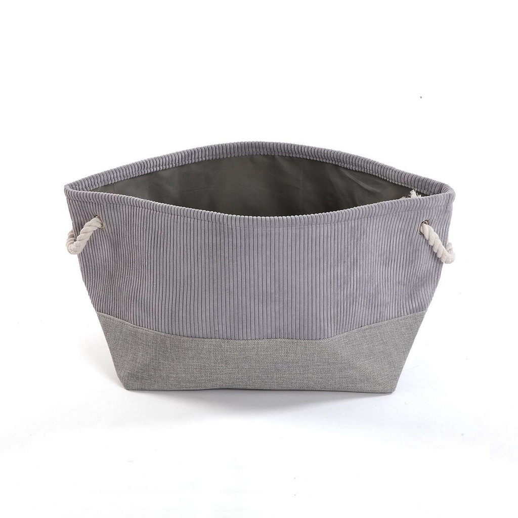 Cesta Multiusos Versa Corduroy 27 x 26 x 27 cm