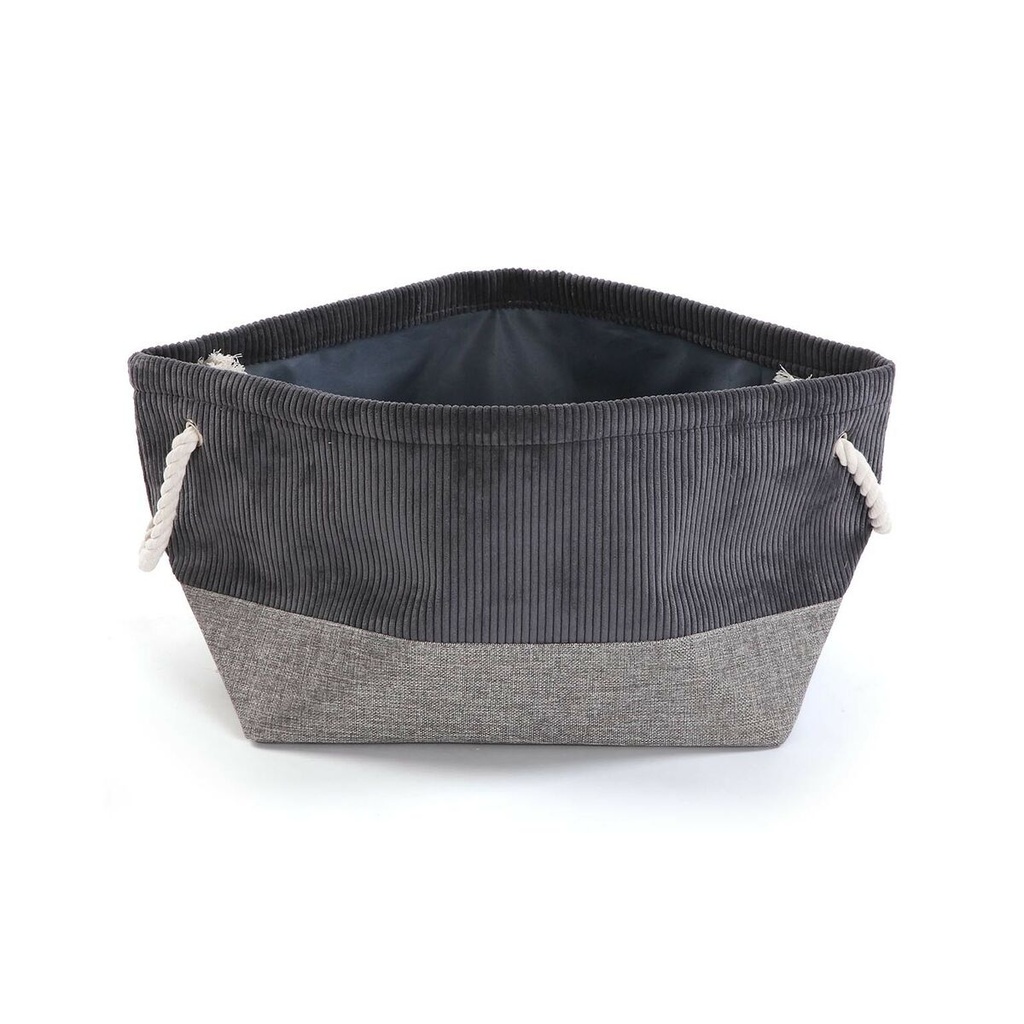 Multi-purpose basket Versa Corduroy 27 x 26 x 27 cm