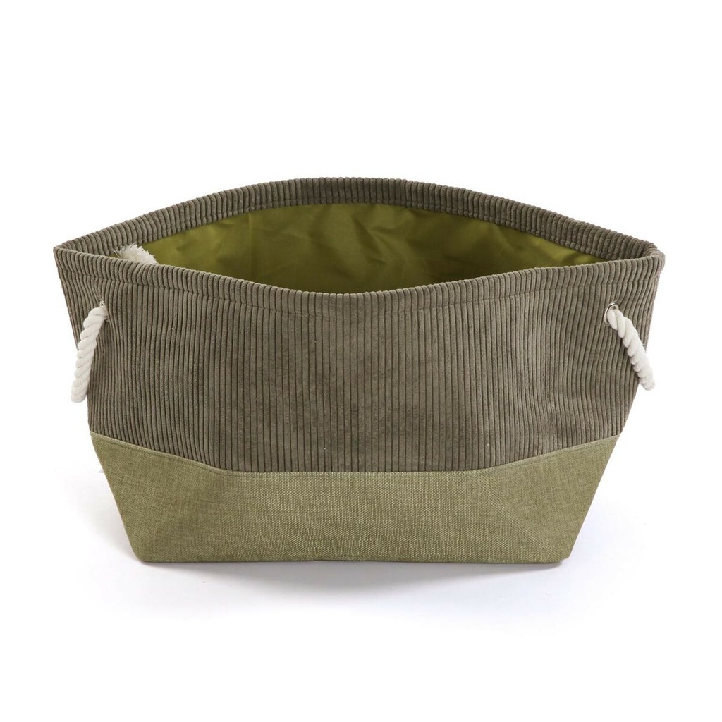 Cesta Multiusos Versa Corduroy 29 x 27 x 39 cm