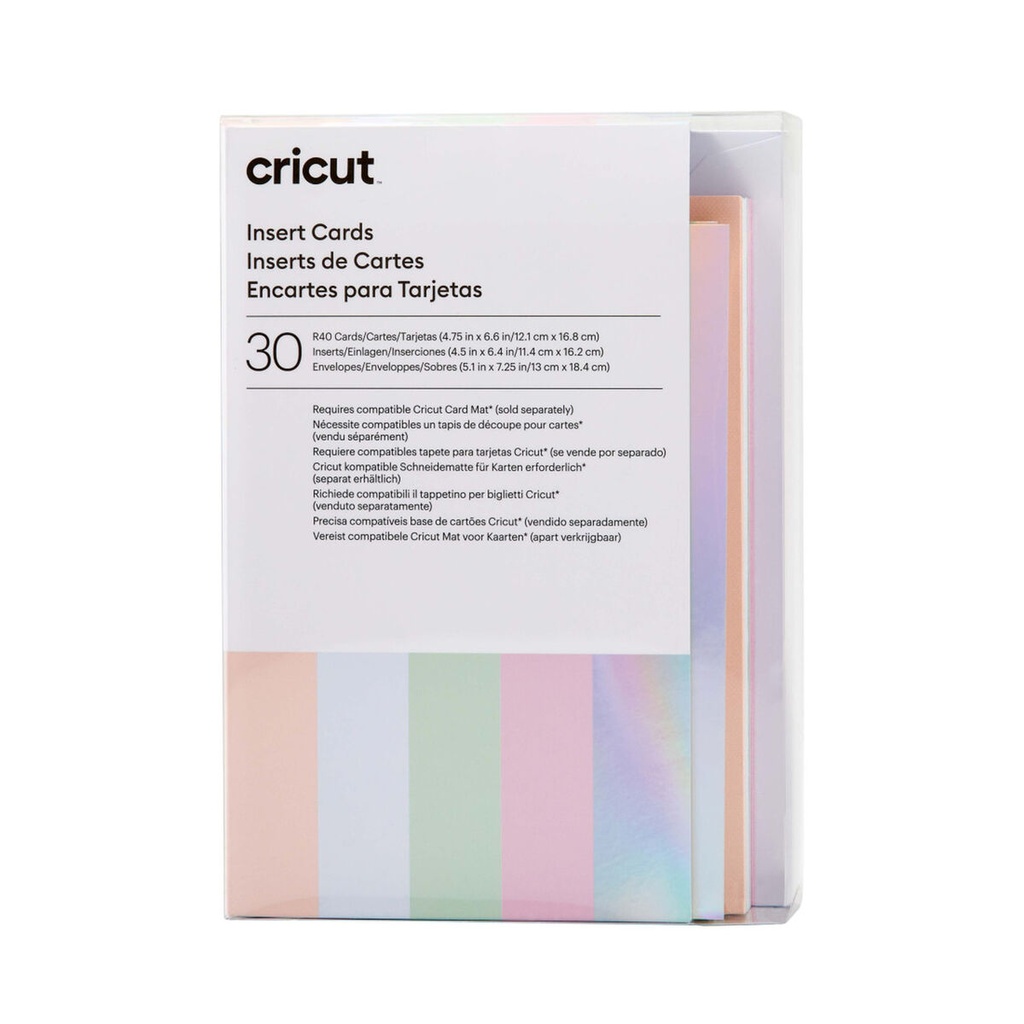 Insertion Cards for Cutting Plotter Cricut 2009468 (30 Units)