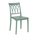 Dining Chair Green polypropylene 42 x 54 x 83 cm