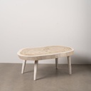 Centre Table White 100 x 70 x 45 cm