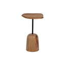Mesa auxiliar Negro Natural 35 x 35 x 55 cm