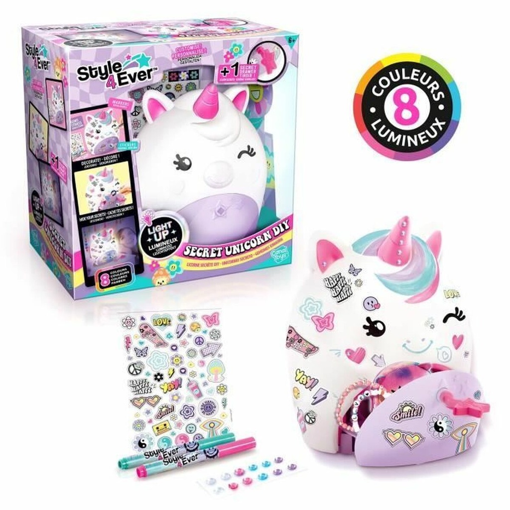Drawing Set Canal Toys Secret Unicorn Lamp